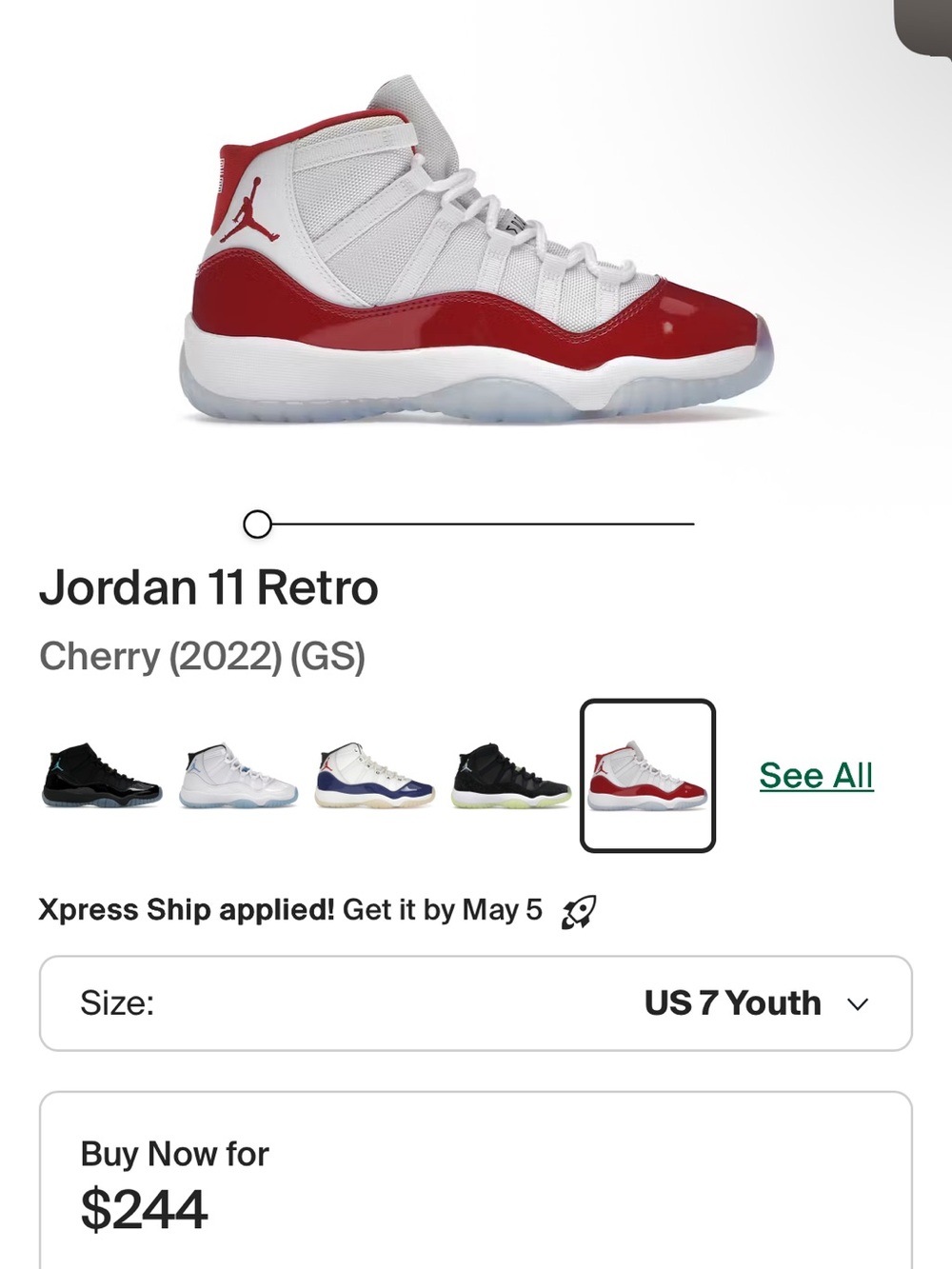 Jordan 11 Retro - White & Red